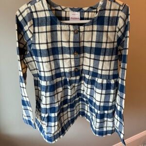 Hanna Anderson Girls Plaid Flannel
